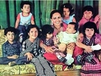 Hrithik Roshan, Sunaina Roshan, Ekta Kapoor, Tusshar Kapoor, Ahlam Khan, Shadaab Khan, Twinkle Khanna and Rinki Khanna with Reena Roy in Kashmir.