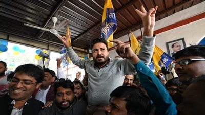 With its win in the MCD elections, AAP is set to end BJP's 15-year reign. (Sanchit Khanna/ HT) With its win in the MCD elections, AAP is set to end BJP's 15-year reign. (Sanchit Khanna/ HT)