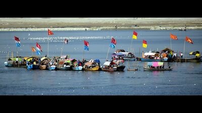 The Sangam area in Prayagraj. (HT File) The Sangam area in Prayagraj. (HT File)