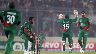 Bangladesh players celebrate after winning the 2nd ODI against India (ANI ) Bangladesh players celebrate after winning the 2nd ODI against India (ANI )