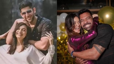 Divya Agarwal spoke about her ex-boyfriend Varun Sood and her fiance Apurva Padgaonkar. Divya Agarwal spoke about her ex-boyfriend Varun Sood and her fiance Apurva Padgaonkar.