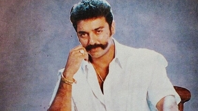 Kamal Haasan in a still from the 1992 film Thevar Magan. Kamal Haasan in a still from the 1992 film Thevar Magan.