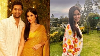 Ahead of their first wedding anniversary, Katrina Kaif and Vicky Kaushal are spending time in the mountains. Ahead of their first wedding anniversary, Katrina Kaif and Vicky Kaushal are spending time in the mountains.