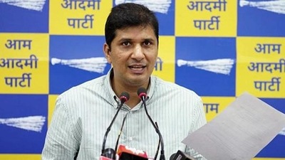 Aam Aadmi Party spokesperson Saurabh Bharadwaj. (ANI) Aam Aadmi Party spokesperson Saurabh Bharadwaj. (ANI)