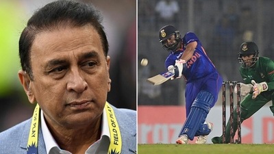 Sunil Gavaskar feels Rohit Sharma should have batted a little higher (Twitter/Getty)