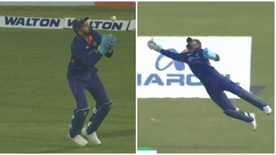 KL Rahul is handling the wicketkeeping duties against Bangladesh in the absence of Rishabh Pant (Twitter) KL Rahul is handling the wicketkeeping duties against Bangladesh in the absence of Rishabh Pant (Twitter)