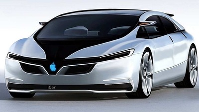 One of the many creative renderings of the first Apple car. One of the many creative renderings of the first Apple car.
