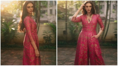 The gorgeous Aditi Rao Hydari took pride in wearing Indian handloom to the star-studded and owned her attire like the queen she already is. (Instagram/@aditiraohydari) The gorgeous Aditi Rao Hydari took pride in wearing Indian handloom to the star-studded and owned her attire like the queen she already is. (Instagram/@aditiraohydari)