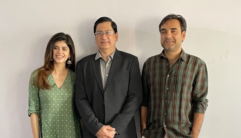 Sanjana Sanghi, Mahesh Ramanathan and Pankaj Tripathi. Sanjana Sanghi, Mahesh Ramanathan and Pankaj Tripathi.