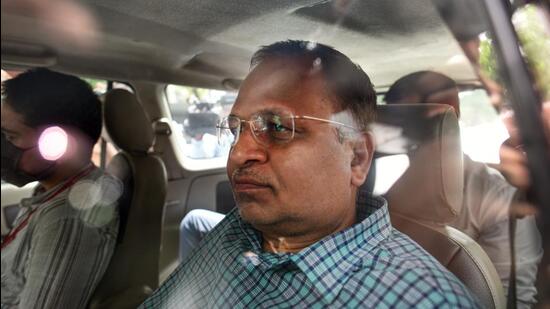 Delhi health minister Satyendar Jain. (HT Photo)