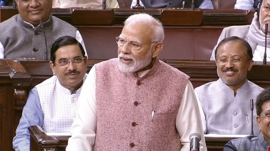 Winter Session of Parliament 2022: PM Modi addresses parliament. 