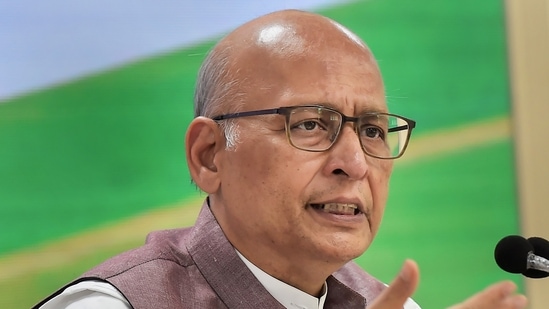 Congress MP Abhishek Manu Singhvi (PTI file photo)