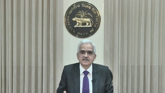 Reserve Bank of India Governor Shaktikanta Das announces the bi-monthly monetary policy on Wednesday.(PTI)