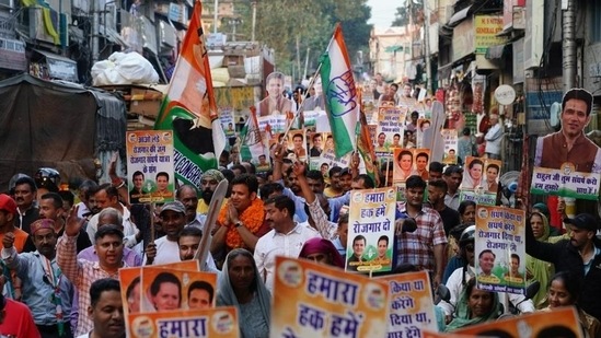 Congress campaign in Himachal Pradesh (Image for representation only)(HT_PRINT)