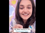 Baby in womb reacts as voiceover artist mama talks like Doreamon.(Instagram/@Sonal Kaushal) Baby in womb reacts as voiceover artist mama talks like Doreamon.(Instagram/@Sonal Kaushal)