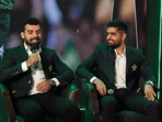 Shadab Khan (L) with Babar Azam Shadab Khan (L) with Babar Azam