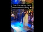 The viral Instagram video captures a man and a woman dancing to Yeh Jawaani Hai Deewani's catchy number Dilliwaali Girlfriend at a wedding. The viral Instagram video captures a man and a woman dancing to Yeh Jawaani Hai Deewani's catchy number Dilliwaali Girlfriend at a wedding.