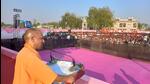 Uttar Pradesh chief minister Yogi Adityanath during the Gujarat assembly poll campaign. (FILE PHOTO) Uttar Pradesh chief minister Yogi Adityanath during the Gujarat assembly poll campaign. (FILE PHOTO)