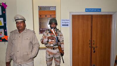A counting centre in Shimla. (PTI) A counting centre in Shimla. (PTI)