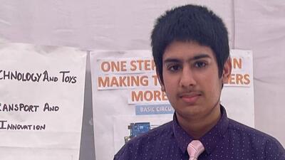 Amjot Singh Brar is a Class-11 student at Guru Nanak Public School, Sector 36-D, Chandigarh. (HT Photo)