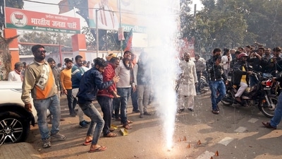 "This historic win would never be possible without the exceptional hardwork of our Karyakartas, who are the real strength of our Party," PM Modi said. (ANI)
