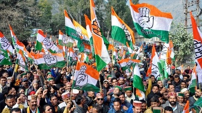 Congress will be declared the winning party in Himachal Pradesh with a clear majority in the elections. (ANI) Congress will be declared the winning party in Himachal Pradesh with a clear majority in the elections. (ANI)