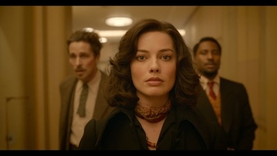 Margot Robbie, Christian Bale and John David Washington in a still from Amsterdam. Margot Robbie, Christian Bale and John David Washington in a still from Amsterdam.