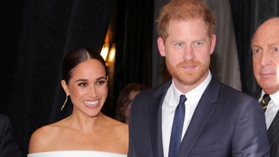 Prince Harry-Meghan Markle: Britain's Prince Harry, Duke of Sussex, Meghan, Duchess of Sussex are seen. (Reuters)