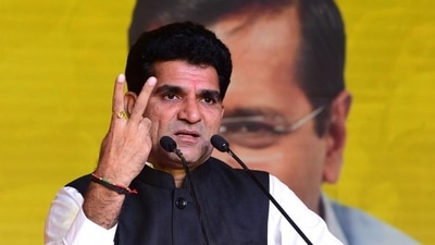 Aam Aadmi Party’s Gujarat chief ministerial candidate Isudan Gadhvi. (AFP Photo) Aam Aadmi Party’s Gujarat chief ministerial candidate Isudan Gadhvi. (AFP Photo)