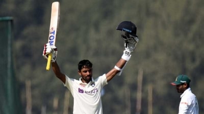 Abhimanyu Easwaran hit his second century of the Bangladesh tour (BCCI)