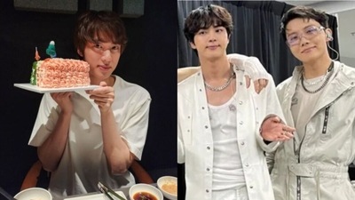 BTS' Jin got a sweet surprise from J-Hope.