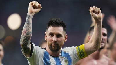 Argentina's Lionel Messi (AP)