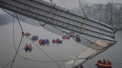 The 140-year-old Morbi bridge collapse tragedy claimed 135 lives. (AP file) The 140-year-old Morbi bridge collapse tragedy claimed 135 lives. (AP file)