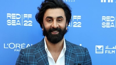 Ranbir Kapoor before an in conversation session on the 7th day of the Red Sea International Film Festival in Jeddah. (AFP) (AFP) Ranbir Kapoor before an in conversation session on the 7th day of the Red Sea International Film Festival in Jeddah. (AFP) (AFP)