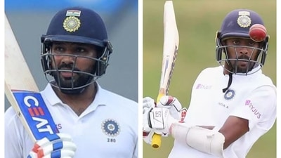 Rohit Sharma, Abhimanyu Easwaran Rohit Sharma, Abhimanyu Easwaran