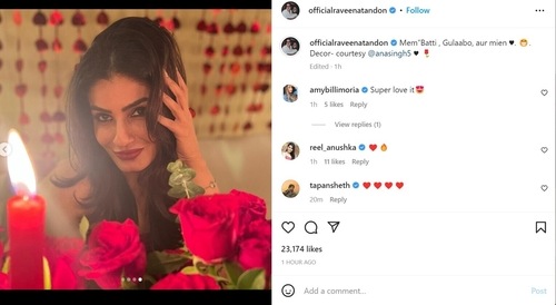 Raveena Tandon shared a new post on Instagram. Raveena Tandon shared a new post on Instagram.