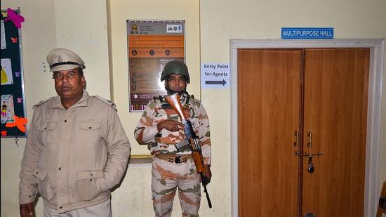 A counting centre in Shimla. (PTI) A counting centre in Shimla. (PTI)