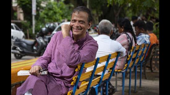 Author Jerry Pinto (Anshuman Poyrekar/HT PHOTO)