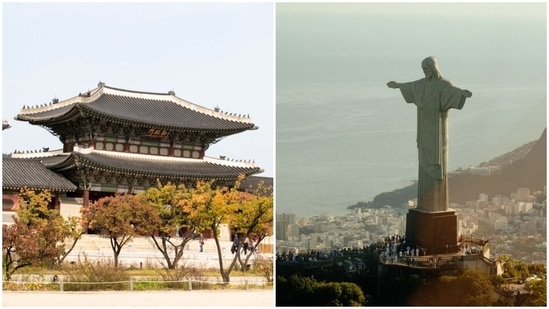  Gyeongbok Palace in Seoul and Christ the Redeemer in Rio de Janeiro: Google Year in Search 2022. (visit.korea, Pexels)