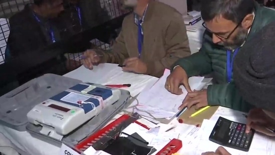 The elections in Himachal Pradesh were held on November 12 in which 75.6 per cent polling percentage was recorded.(ANI)
