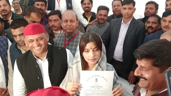 Dimple Yadav wins by more than 2,80,000 votes in Mainpuri