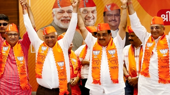 Bhupendra Patel will continue as the Chief Minister of Gujarat. His oath-taking ceremony will take place on December 12.(PTI)