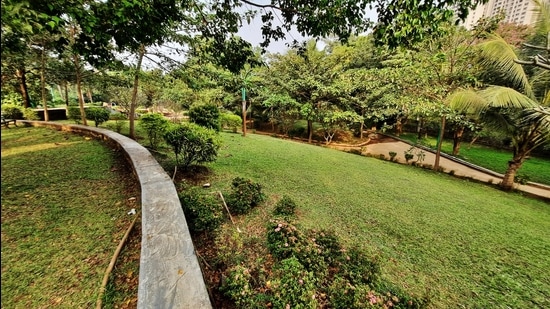 The Municipal Corporation Natural Garden is one of the spots identified to be developed as a Miyawaki forest among seven others by Thane Municipal Corporation. (Praful Gangurde/HT PHOTO)