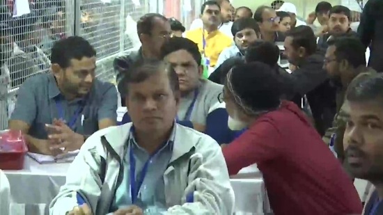 The BJP swept the Assembly polls with a record-breaking margin, trouncing rivals Congress and Aam Aadmi Party. (ANI)