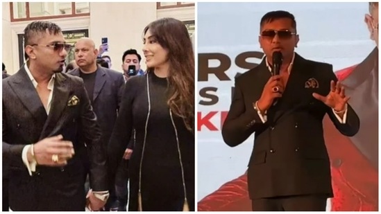 Watch Honey Singh Introduce Tina Thadani As ‘meri Girlfriend At Delhi Event Hindustan Times 