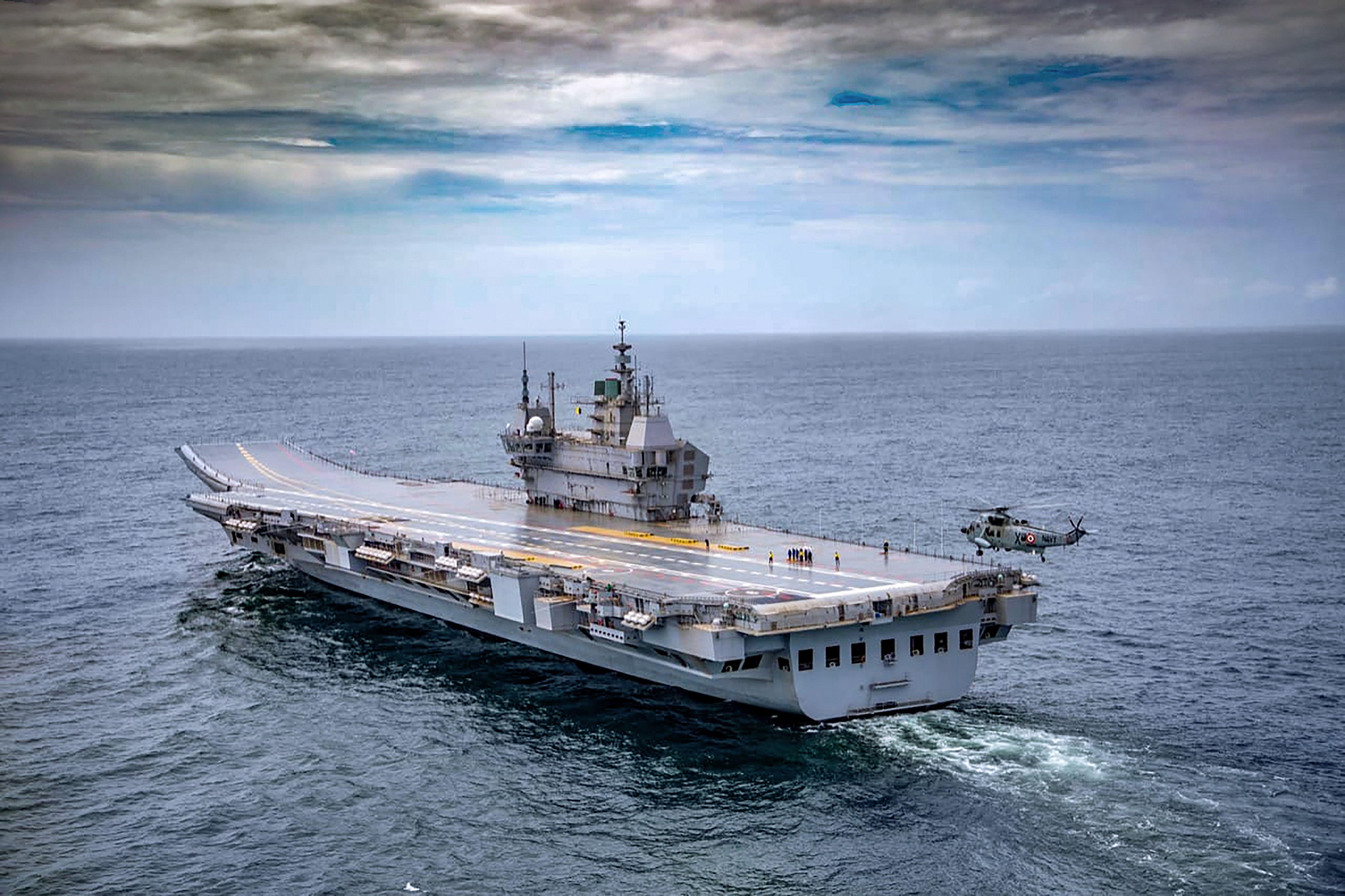 NS Vikrant is India’s first indigenously-built aircraft carrier. (PTI) NS Vikrant is India’s first indigenously-built aircraft carrier. (PTI)
