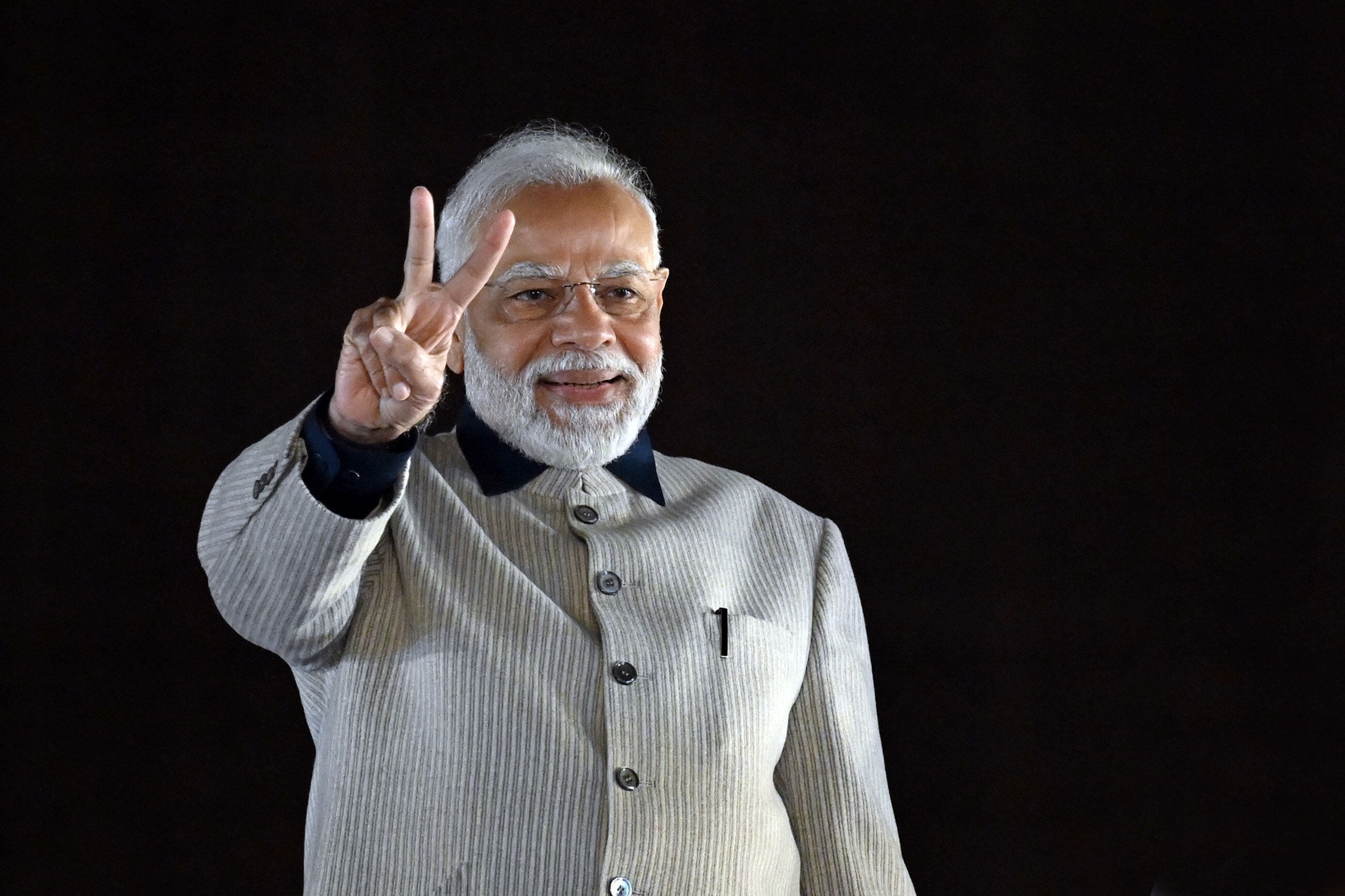 Prime Minister Narendra Modi arrives to attend the celebrations of the BJP's victory in the Gujarat assembly elections, at party headquarters in New Delhi, India, on Thursday, December 8, 2022. (Photo by Sanchit Khanna/Hindustan Times) Prime Minister Narendra Modi arrives to attend the celebrations of the BJP's victory in the Gujarat assembly elections, at party headquarters in New Delhi, India, on Thursday, December 8, 2022. (Photo by Sanchit Khanna/Hindustan Times)