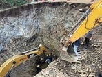 An 8-yr-old boy named Tanmay Sahu fell into a borewell in Mandvi village, in Betul, MP. (ANI Photo)