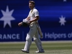 Australia's David Warner walks off after losing his wicket(AP) Australia's David Warner walks off after losing his wicket(AP)