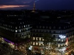 Paris Power Outage: Christmas lights are viewed in Paris, France.